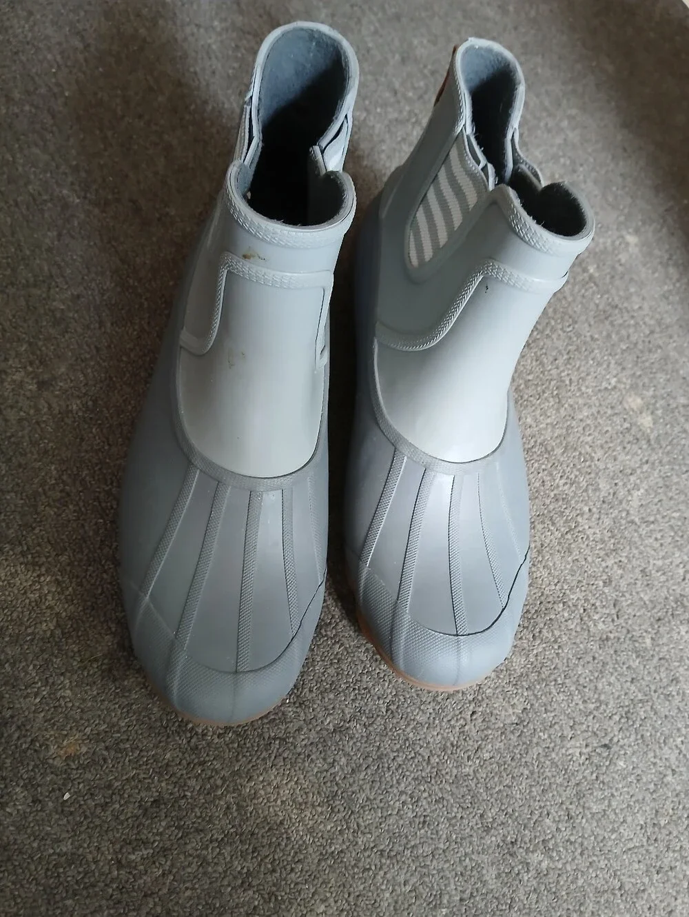 Sperry Top Sider Women's Waterproof Grey Ankle Duck Boots.